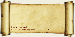 Aksentije Komlenić vizit kartica